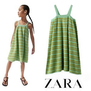 ZARA Kids | Green | SHINY DRESS